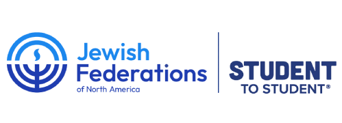 Logos for Jewish Federations of North America and Student to Student